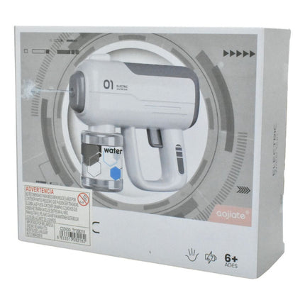 Pistola De Agua Recargable 3.7v 18.5x15cm Blanco