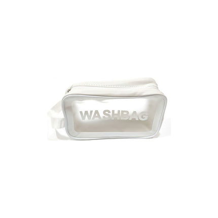 Neceser Transparente De Mano. Dama U Hombre Viaje Maquillaje Varios