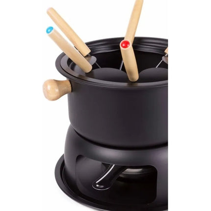 Set Fondue 6 Comensales Negro
