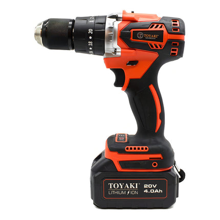 Taladro De Impacto 13mm 20v Toyaki Tk-868h  Frecuencia 60 Naranja Oscuro 60
