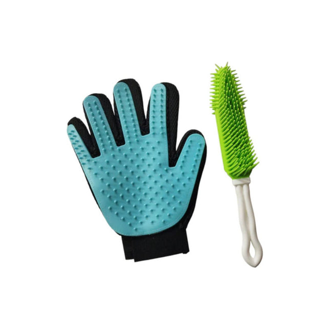 Guante Y Cepillo Magnético Quita Pelo Pelusa + Stickers X