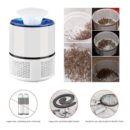 Lámpara Uv Mata Mosquitos Y Moscas 5w Usb