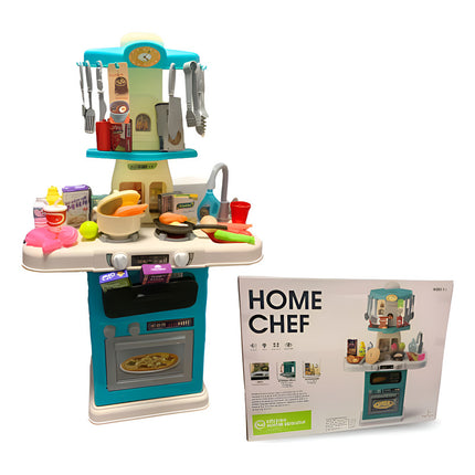 Cocina Con Luz Y Sonido Verde 78x47x21.5cm X
