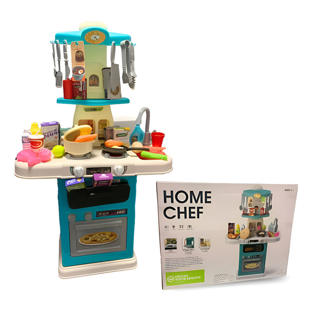 Cocina Con Luz Y Sonido Verde 78x47x21.5cm X