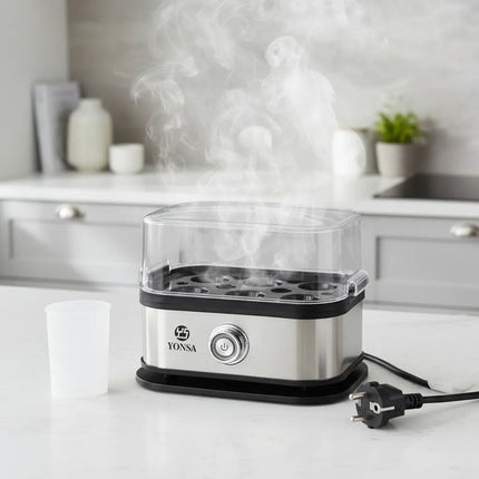 Hervidor  De Huevos Al Vapor 220v Potencia 200w Gris 50