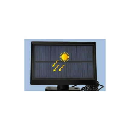 Foco Solar Exterior Con Sensor De Movimiento 79 Leds Fría Fría