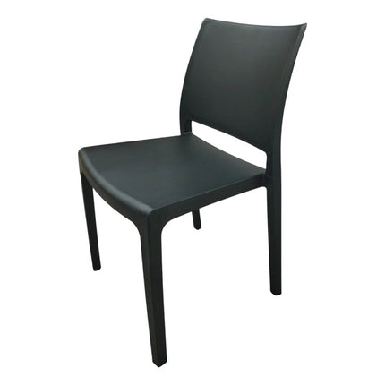 Silla Zafira De Plástico Forma Rectangular