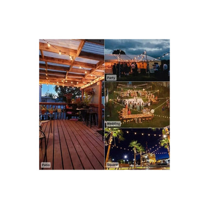 Guirnalda Guia 25 Luces Vintage Simonas Exterior 7,6 M