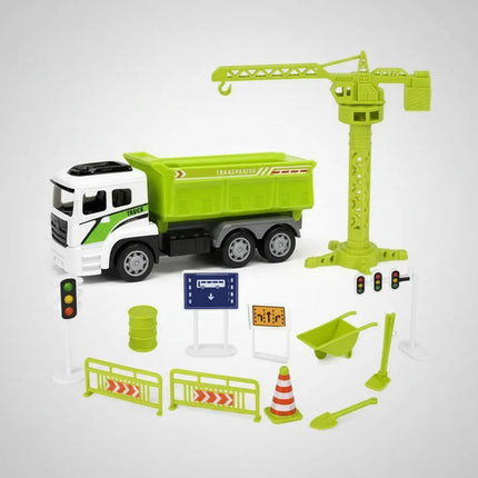 Camión De Construcción Con Accesorios Verde Ty372941a Verde
