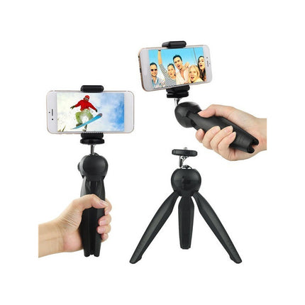 Mini Trípode Universal Para Celular O Cámara De Fotos  Negro