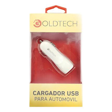 Adaptador Doble 2,1a 12v/usb Goldtech