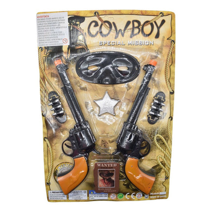 Set De Juego De Cowboy 6pcs 45x33cm Z