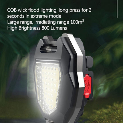 Linterna Recargable Encendedor De Bolsillo 6 Modos De Luz Blanco Negro