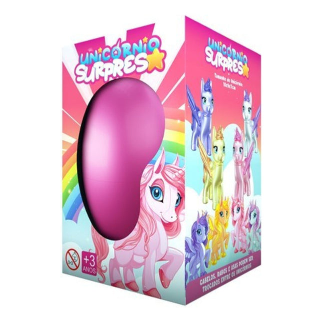 Juguete Huevo Sorpresa Unicornio Colores