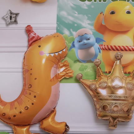 Set De Globos Y Decoracion Para Cumpleaños De Dinosaurio