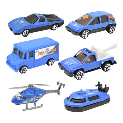 Set X 6 Vehiculos De Juguete Varios Diseños 17x22cm