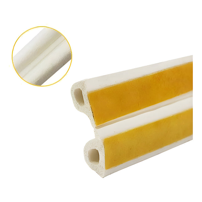 Burlete Pvc 6 Metros Blanco Tipo D Blanco