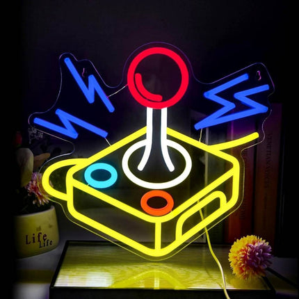 Letrero De Neon Gamer  Hy-7853 V