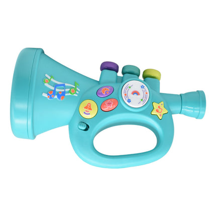 Trompeta Musical Infantil Con Luz 32 X 17 Cm