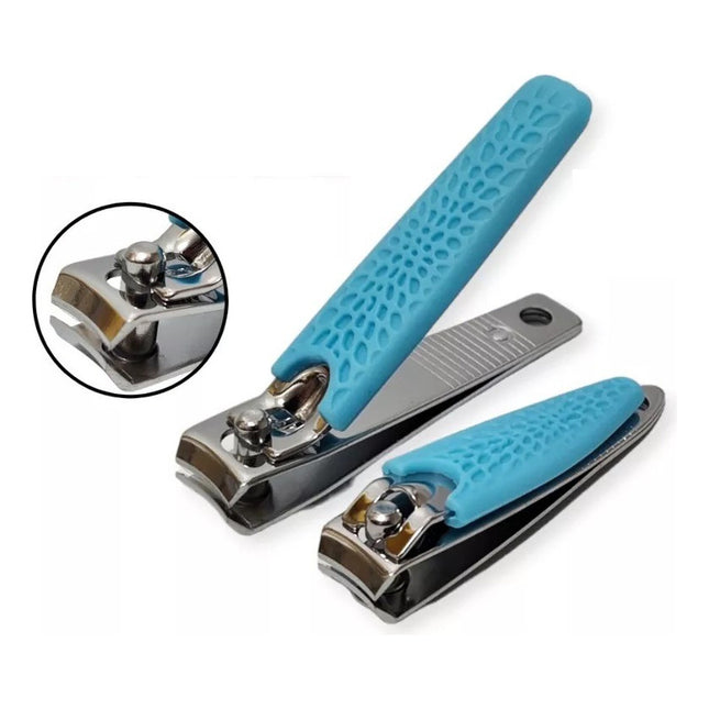 Corta Uñas Alicate X 2 Resistente De Acero Y Goma