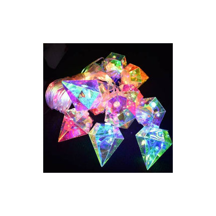 Cortina De Luz Led Con Rombos 3mts. Multicolor Ccm00643 Rgb