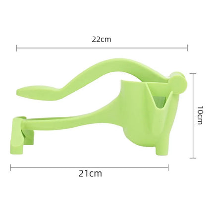 Exprimidor Manual Práctico Naranja Jugo Frutas Extractor Ver Verde Manual