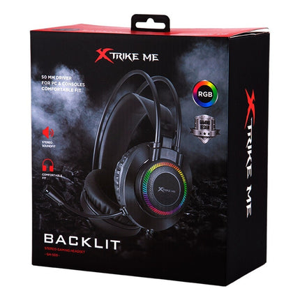 Auricular Vincha Xtrike Gh-509 F Negro
