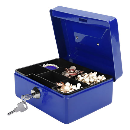 Caja De Seguridad Con Llave Chica 15 X 11.5 X 8 Cm Varios