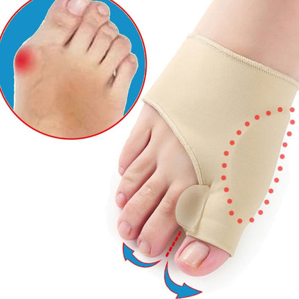 Corrector De Juanetes Ortopédico Almohadillas De Gel Beige