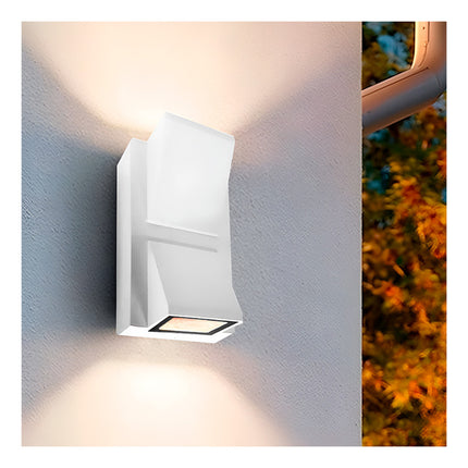 Foco Exterior Triangular 6w Doble Luz