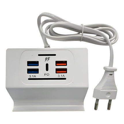 Adaptador C/ 4 Puertos Usb + Tipo C X