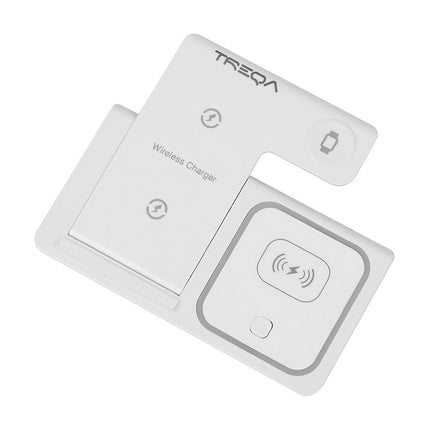 Cargador Treqa  Inalambrico 3 En 1 Tr-w14 C