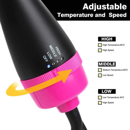 Cepillo Secador  3 En 1 Cepilla Seca Alisa 1000w
