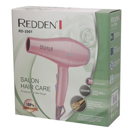 Secador De Pelo 5000w 2 Velocidades Redden Pastel V