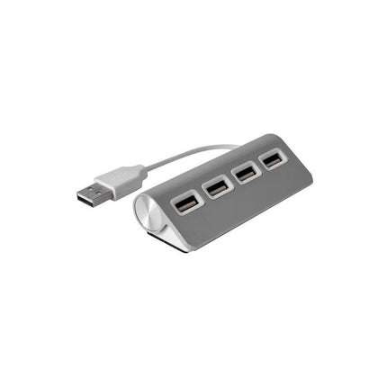 Hub Usb 3.0 De Aluminio 4 Puertos Con Cable Blindado Premium