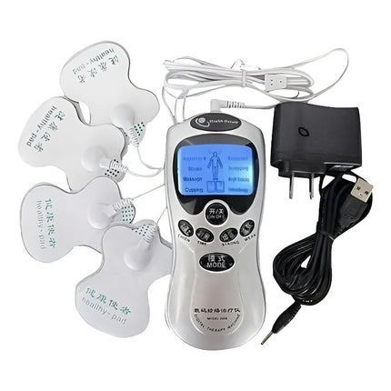 Masajeador Electroestimulador Portátil Con 8 Parches Sistema