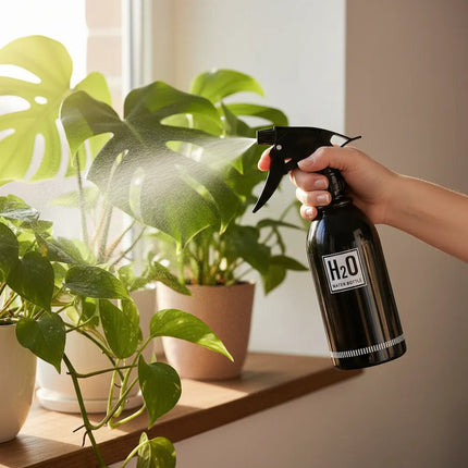 Botella Plástica Con Aspersor 500ml Chb01303/1 Negro