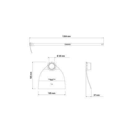 Azada Acero Carbono Tramontina Con Cabo 1,30m 18,5cm