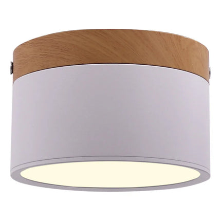 Plafon Aplique Nordico Luz Calida Blanco