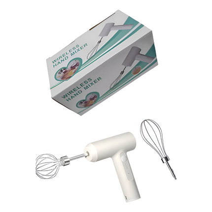 Batidora Recargable Con Cable Usb 2 Cabezales V 50 50