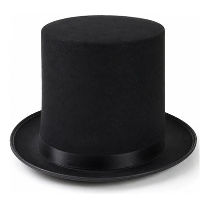 Sombrero Galera Para Cotillón 30x19cm. Cpt01358 Negro