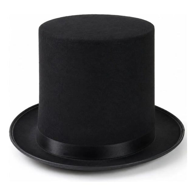 Sombrero Galera Para Cotillón 30x19cm. Cpt01358 Negro