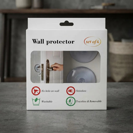 Protector De Pared Para Puerta X4 Transparentes Transparente