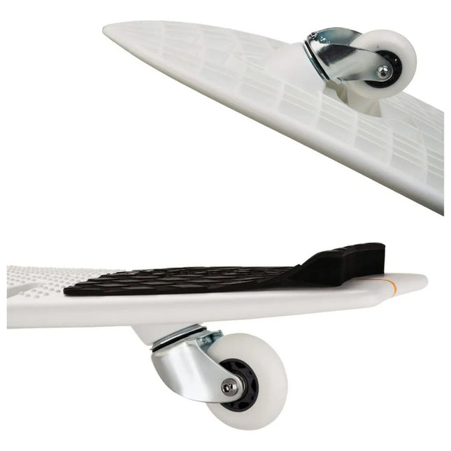 Skate De Dos Ruedas Waveboard 27x81cm Blanco