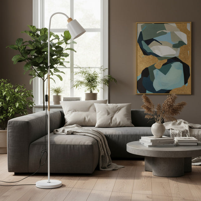 Lampara De Pie Nórdica Flexible 1.5 M