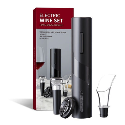 Abridor De Vino Eléctrico Sacacorchos + Accesorios