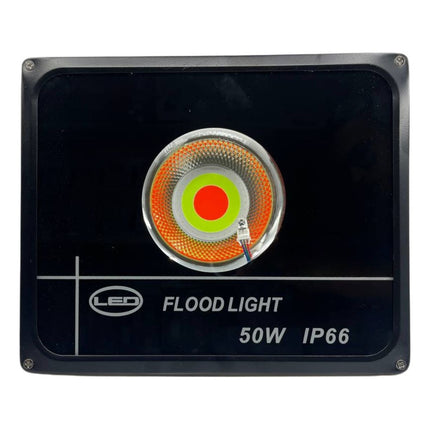 Foco Rgb  15 Colores 50w Con Control Remoto Negro Rgb