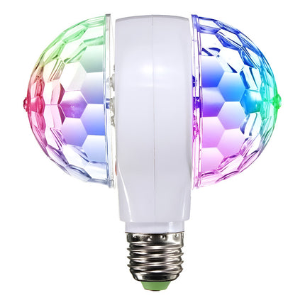 Lampara Rgb Disco Fiestas  Colores Giratoria 360 Doble  Rgb Rgb