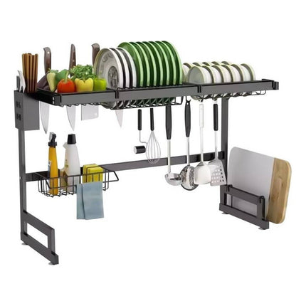 Organizador Y Escurridor De Cocina  Kr65 Negro