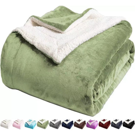 Manta Polar Corderito  + Bolsa De Agua Caliente Electrica Corderito 1175 G Varios